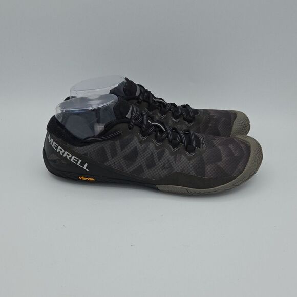 Merrell Vapor Glove 3 Womens 9.5 Shoes Barefoot Minimalist Black Vibram J12674 - Picture 6 of 9